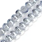 Electroplate Transparent Glass Beads Strands