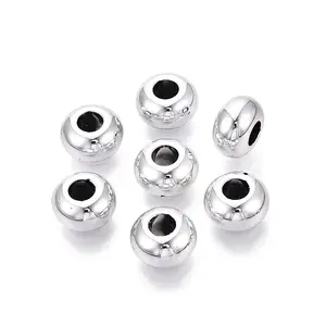 UV Plating Opaque Acrylic European Beads