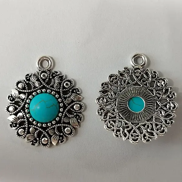 Tibetan Style Alloy Pendants