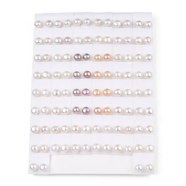 Natural Pearl Stud Earrings