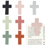 7Pcs 7 Colors Leather Bookmarks