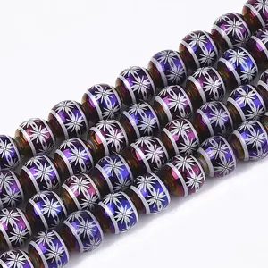 Electroplate Glass Beads Strands
