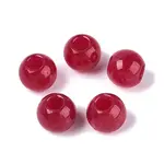 Natural White Jade European Beads