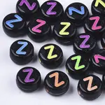 Opaque Black Acrylic Beads