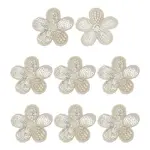 10Pcs Computerized Embroidery Cloth Iron on/Sew on Patches