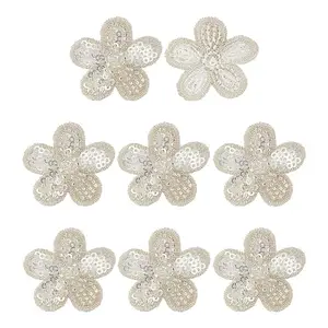 10Pcs Computerized Embroidery Cloth Iron on/Sew on Patches