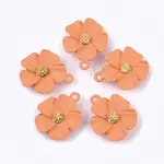 Spray Painted Alloy Pendants