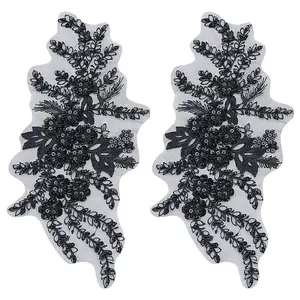 3D Flower Polyester Embroidery Sew on Appliques