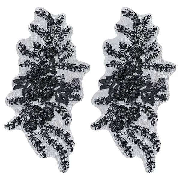 3D Flower Polyester Embroidery Sew on Appliques