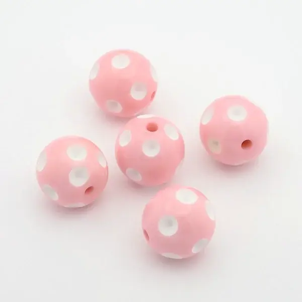 Chunky Bubblegum Acrylic Beads