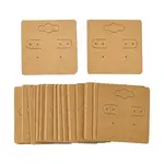 Kraft Paper Earring Display Cards with Hanging Hole