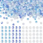 405Pcs Eletroplated Transparent Glass Beads