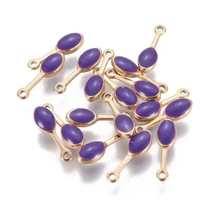 Ion Plating(IP) 304 Stainless Steel Enamel Charms