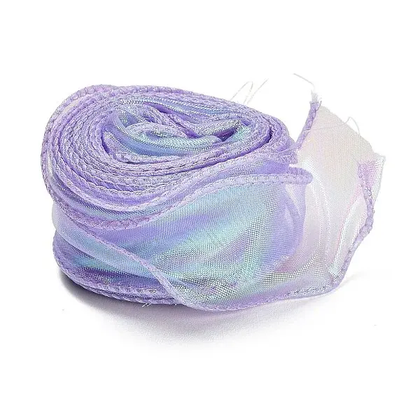 10 Yards Iridescent Polyester Organza Ribbons