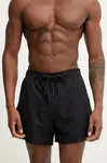 Plavkové šortky Abercrombie & Fitch černá barva, KI133-5028