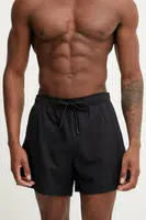 Plavkové šortky Abercrombie & Fitch černá barva, KI133-5028