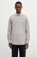 Bavlněná košile Paul Smith pánská, béžová barva, regular, s klasickým límcem, M1R-901U-P02635