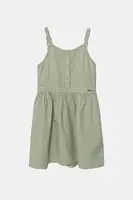 Dětské šaty s příměsí lnu Guess