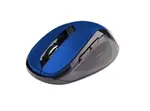 Ergonomická myš C-TECH WLM-02, bezdrátová, 6tlač. černá/modrá