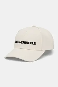 Karl Lagerfeld  Bavlněná baseballová čepice  K/ESSENTIAL