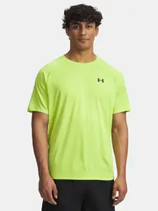 Pánské tričko Under Armour UA Tech Textured SS-GRN - Pánské