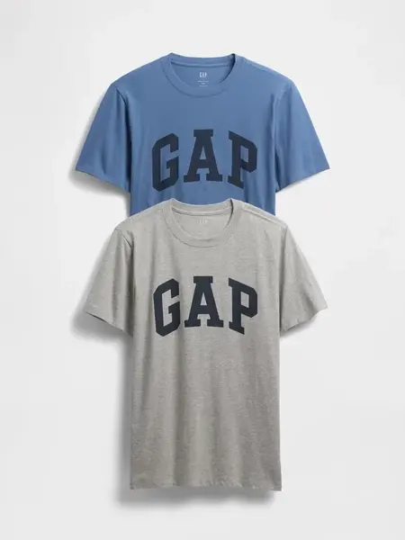 GAP Tričko s logem Everyday Soft, 2 ks - Pánské