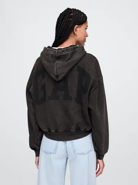 GAP Logo Cropped Hoodie - Ladies