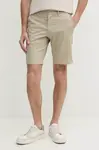 Kraťasy Calvin Klein pánské, béžová barva, K10K114071