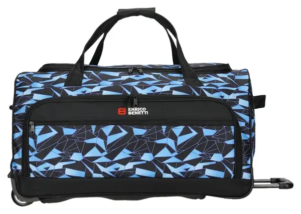 Cestovní taška na kolečkách Enrico Benetti Santa Cruz 35334 Black Aqua