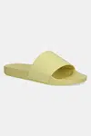 Pantofle Calvin Klein Jeans SLIDE MONOGRAM TPU dámské, zelená barva, YW0YW01715