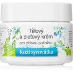 Bione Cosmetics Kozí Syrovátka výživný krém na obličej a tělo pro citlivou pokožku 260 ml