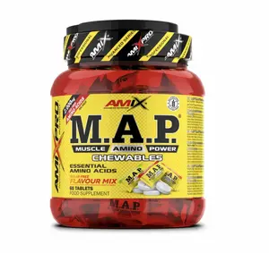 AMIX MAP.  Muscle Amino Power - Žvýkací Tablety, 60tbl