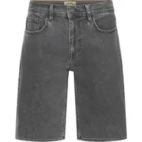 BLEND BHTWISTER Pánske džínsové šortky, tmavo sivá, veľkosť