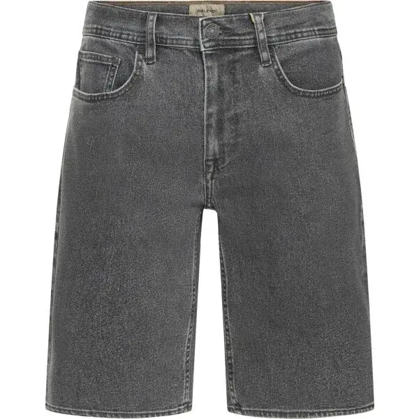 BLEND BHTWISTER Pánske džínsové šortky, tmavo sivá, veľkosť