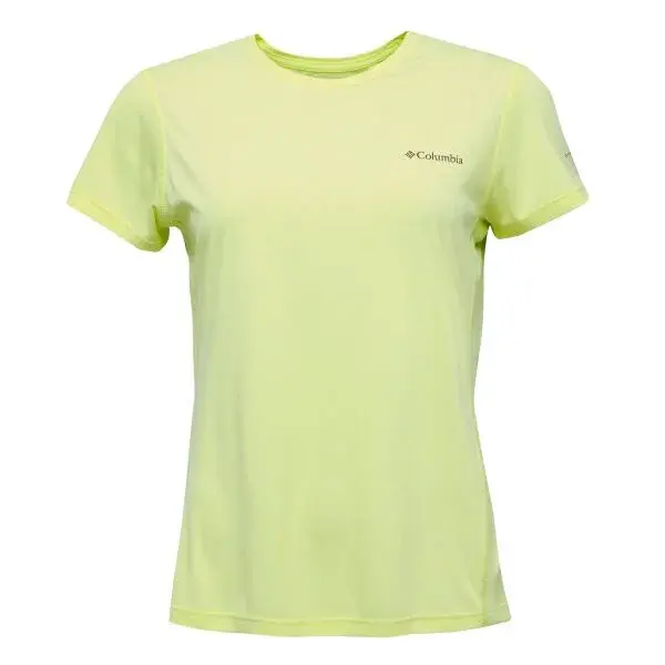Columbia ZERO RULES LIGHT SS CREW Dámske tričko, žltá, veľkosť
