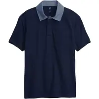 GAP CHAMBRAY POLO Chlapčenské tričko, tmavo modrá, veľkosť