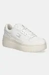 Tommy Jeans Kožené tenisky Tommy Jeans TJW RETRO BASKET FLATFORM