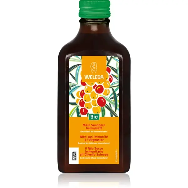 Weleda BIO Rakytníková šťáva šťava na posilnenie imunity 200 ml