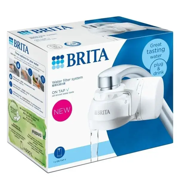 BRITA ON TAP V Vodní filtr na kohoutek, bílá, velikost