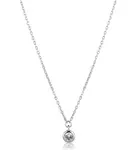 JVD Stříbrný náhrdelník s čirým zirkonem SVLN0588XH2BI05