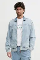 Džínová bunda Pepe Jeans EMMETT FADEOUT modrá barva, přechodná, PM403101