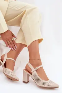 Sandály na podpatku Sergio Leone