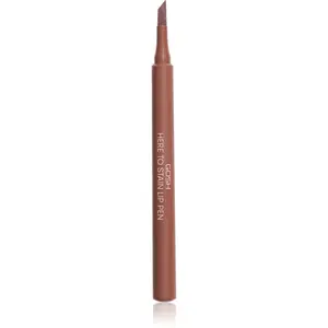 GOSH COPENHAGEN Here To Stain Lip Pen fix na rty pro dlouhotrvající efekt odstín 006 Coffee Stain 1 ml