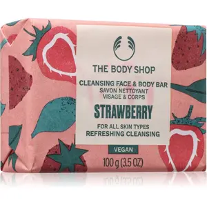 The Body Shop Strawberry Soap prírodné tuhé mydlo 100 g