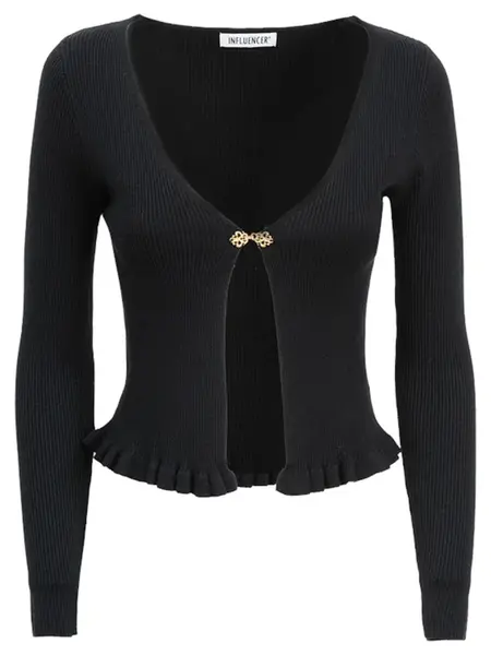 Influencer Kardigán  čierna