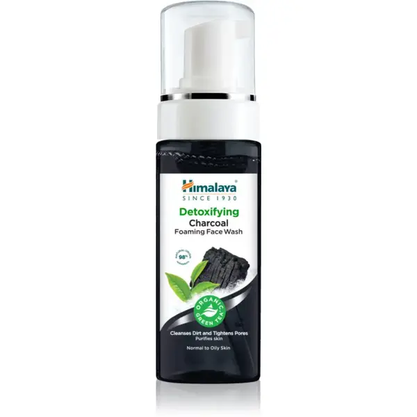 Himalaya Herbals Detoxifying Charcoal čistiaca pena na tvár s čiernym uhlím 150 ml