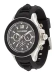 Plein Sport Analógové hodinky 'Warrior Tech'  čierna / strieborná