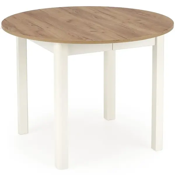 Stôl Ringo 102x142 doska/mdf – dub craft/biela