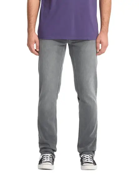 Volcom pánské kalhoty Vorta Denim Concrete | Šedá | Velikost 36 x 34