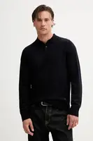 Vlněný svetr PS Paul Smith pánský, tmavomodrá barva, M2R-303Z-T21861